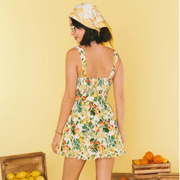 NWOT SHOW ME YOUR MUMU Georgia Peach Micro Mini Size Medium - Picture 3 of 6